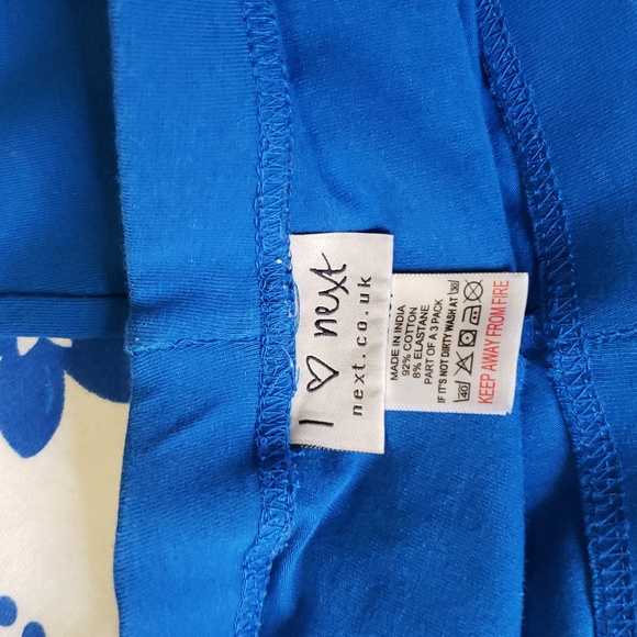 COPY - Zara Girls 11/12 Blue Hawaiian Floral Hoodie Sweatshirt Matching Set - Picture 2 of 3